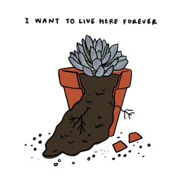 Little Slugger flowerpot - Ben Chugg